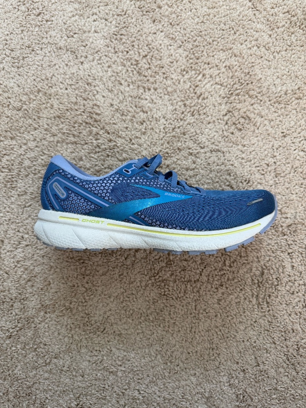 Brooks Ghost 14 Women's Running Shoes Size 9 Medium B Blue Cushion Neutral